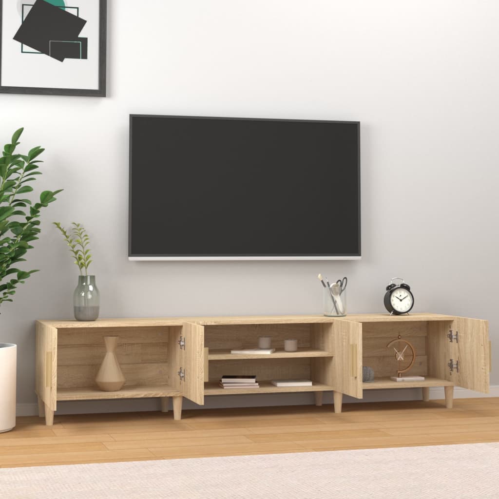 vidaXL Szafka RTV Sonoma Oak 180x31,5x40 cm Drewno konstrukcyjne