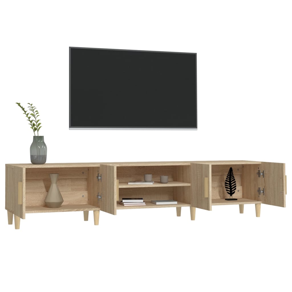 vidaXL Szafka RTV Sonoma Oak 180x31,5x40 cm Drewno konstrukcyjne