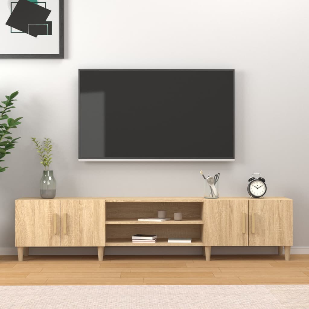 vidaXL Szafka RTV Sonoma Oak 180x31,5x40 cm Drewno konstrukcyjne