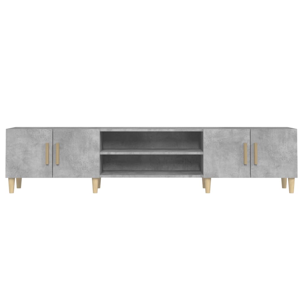 vidaXL Szafka pod TV, szarość betonu, 180x31,5x40 cm