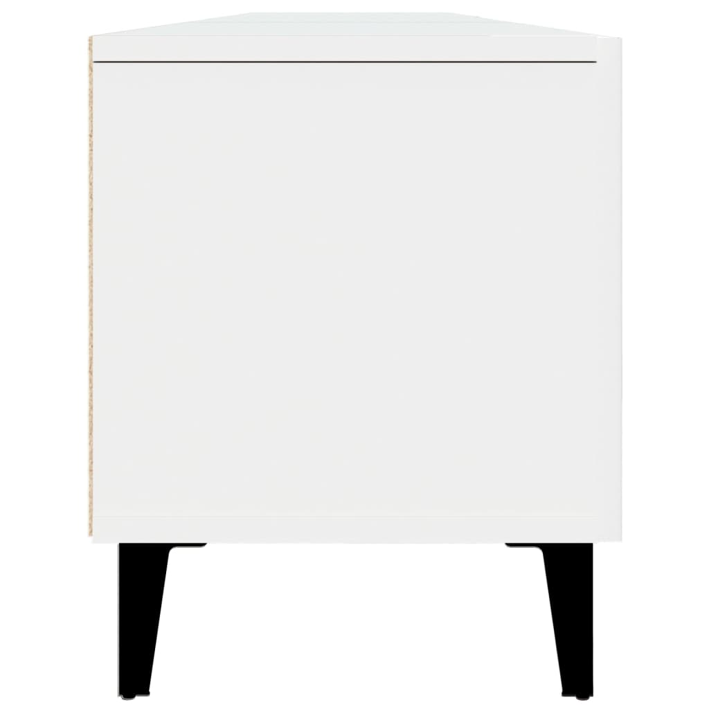 vidaXL Szafka RTV Biała 180x31,5x40 cm Drewno klejone