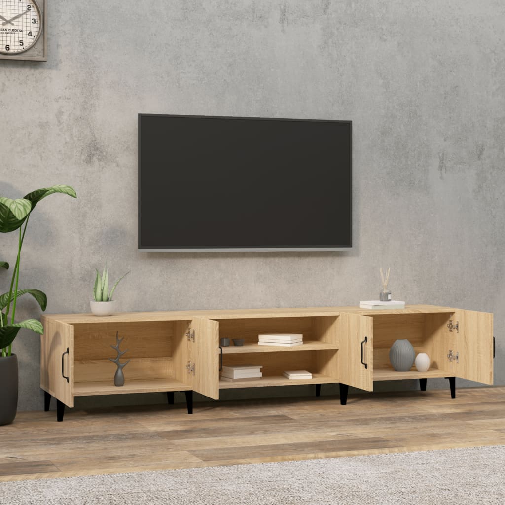 vidaXL Szafka RTV Sonoma Oak 180x31,5x40 cm Drewno konstrukcyjne