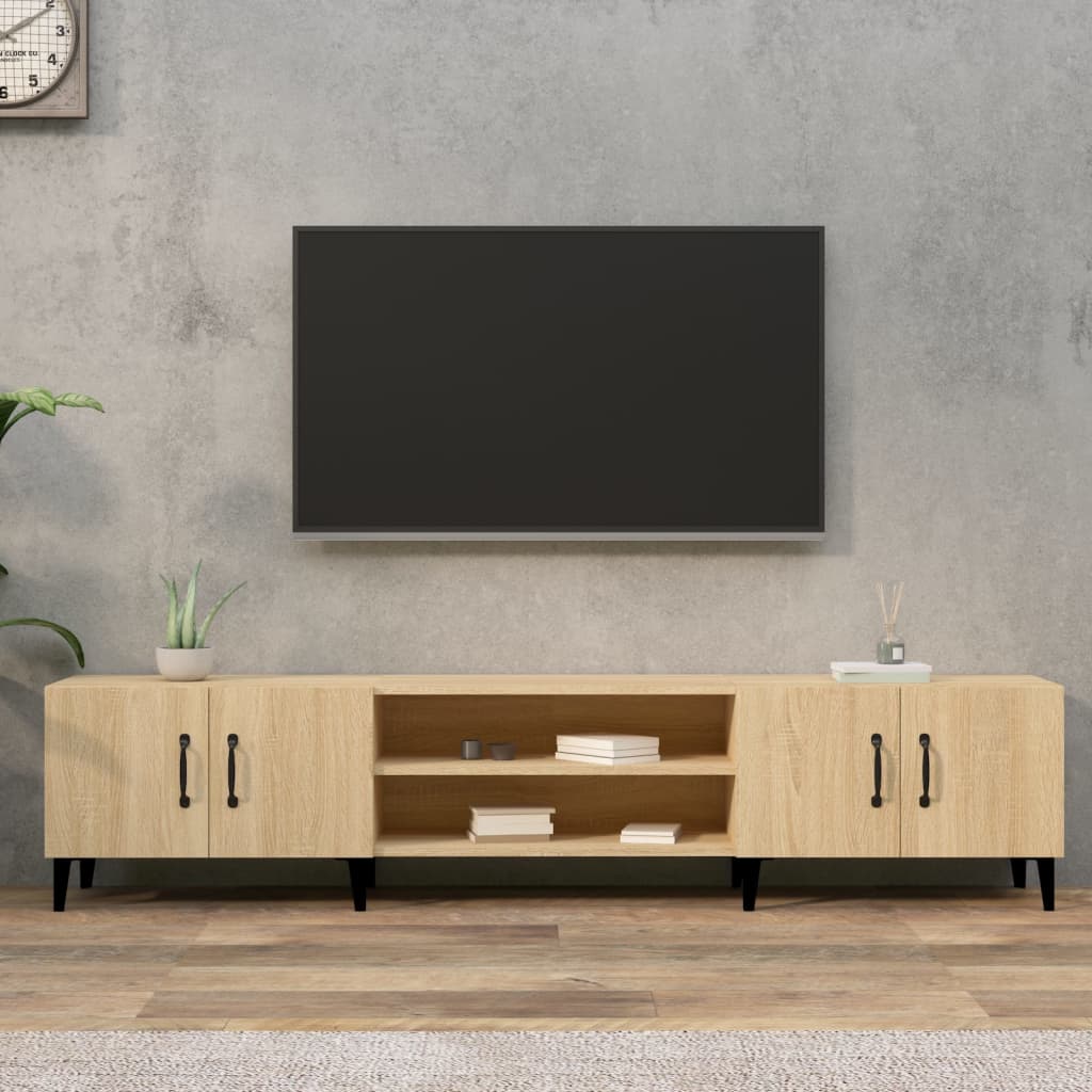 vidaXL Szafka RTV Sonoma Oak 180x31,5x40 cm Drewno konstrukcyjne