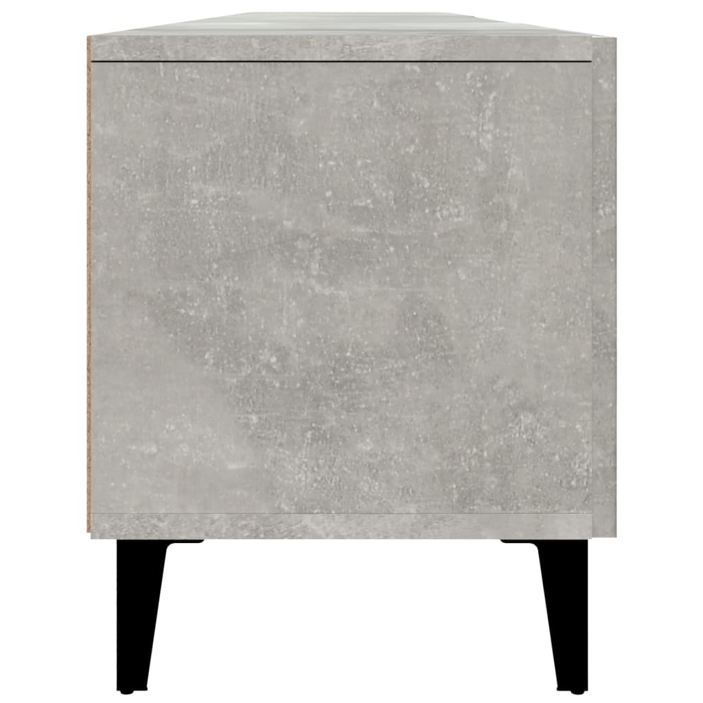 vidaXL Szafka pod TV, szarość betonu, 180x31,5x40 cm