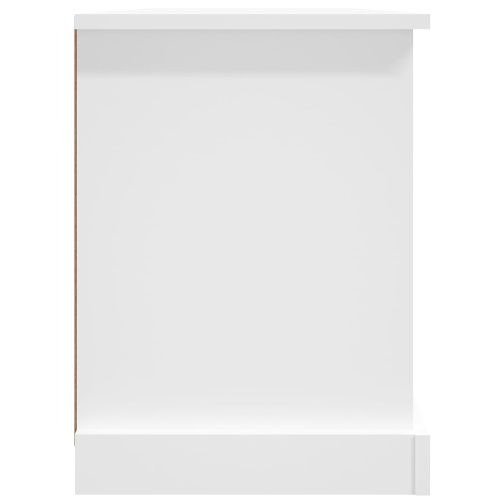 vidaXL Szafka pod TV, biała, 99,5x35,5x48 cm, materiał drewnopochodny
