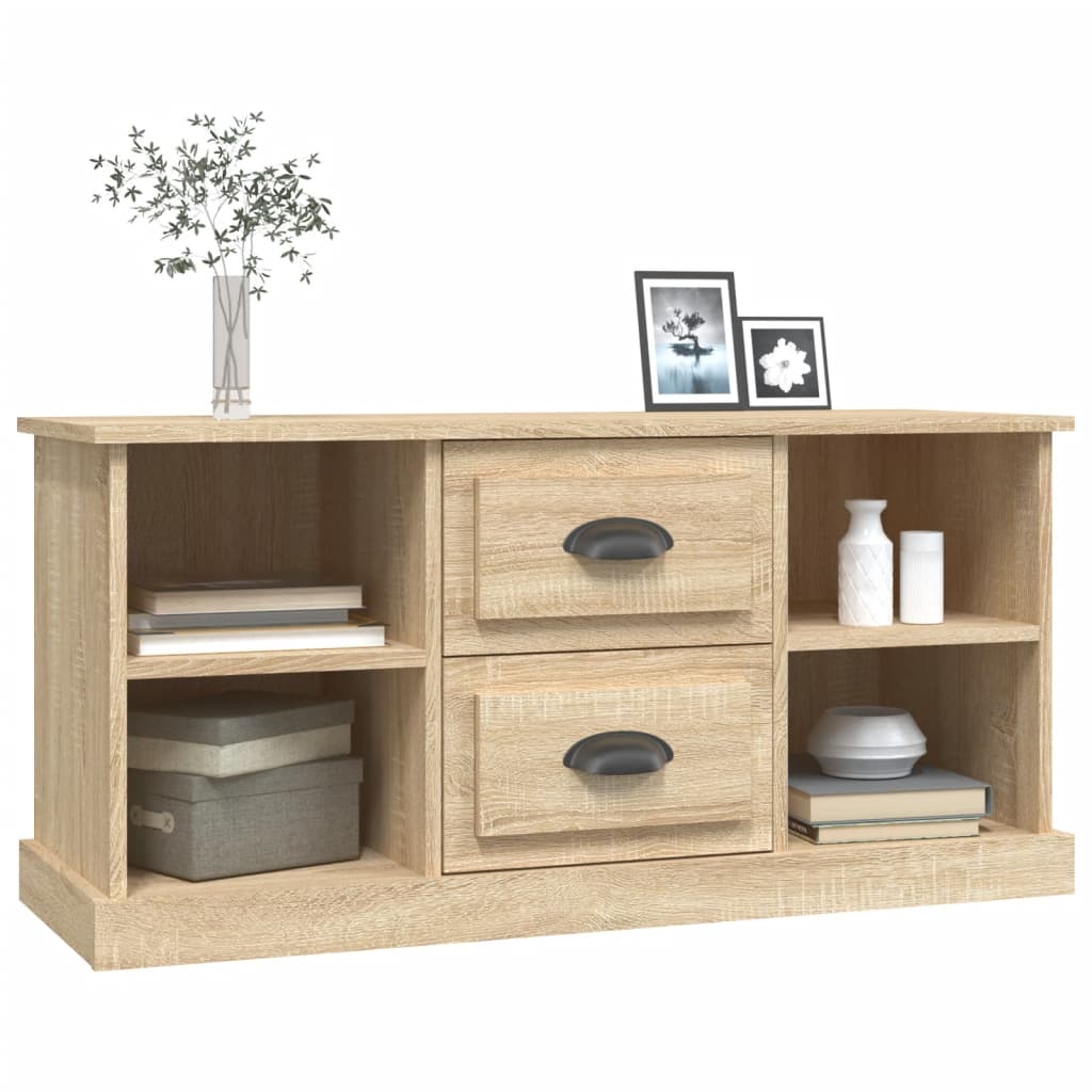 vidaXL Szafka pod TV, dąb sonoma, 99,5x35,5x48 cm