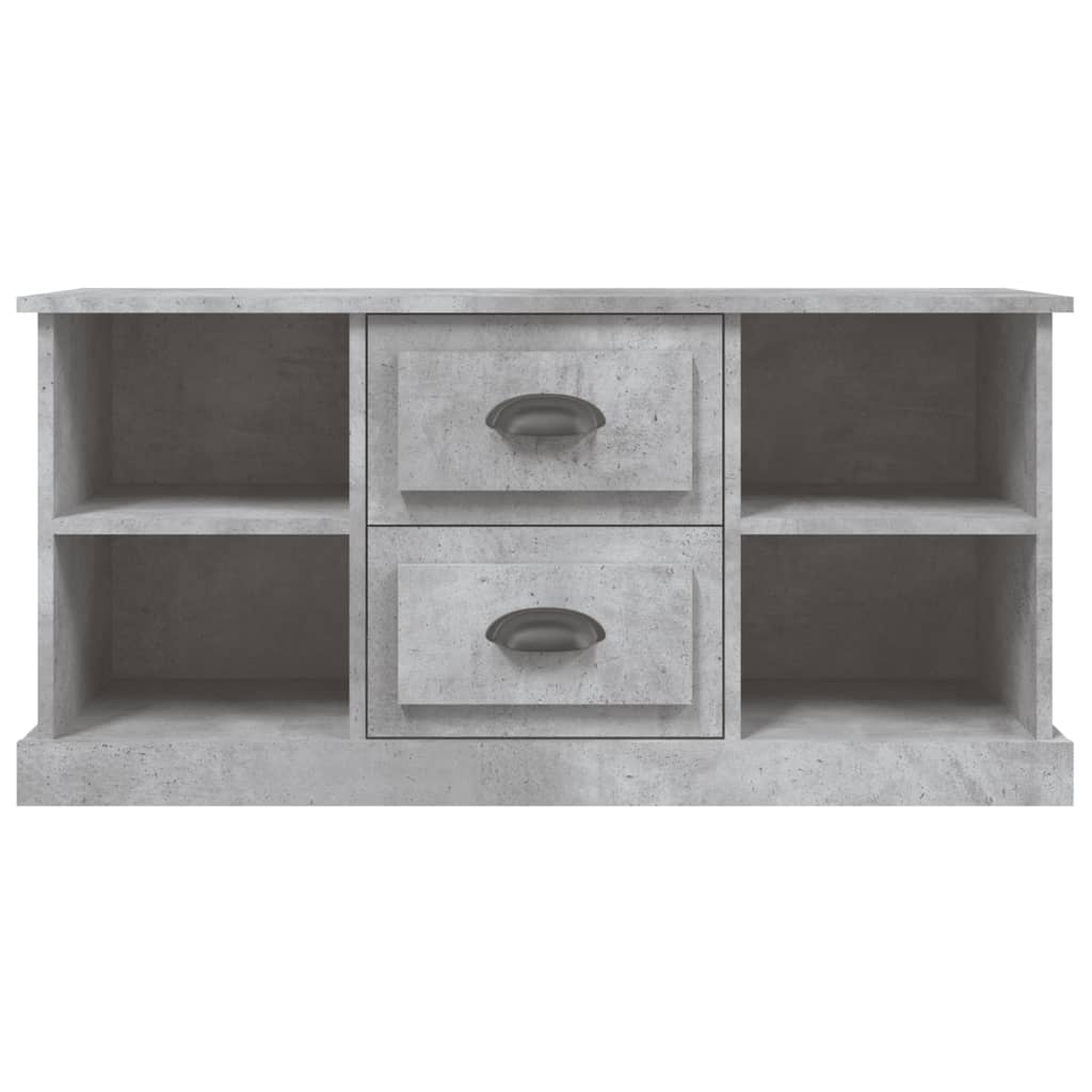 vidaXL Szafka pod TV, szarość betonu, 99,5x35,5x48 cm