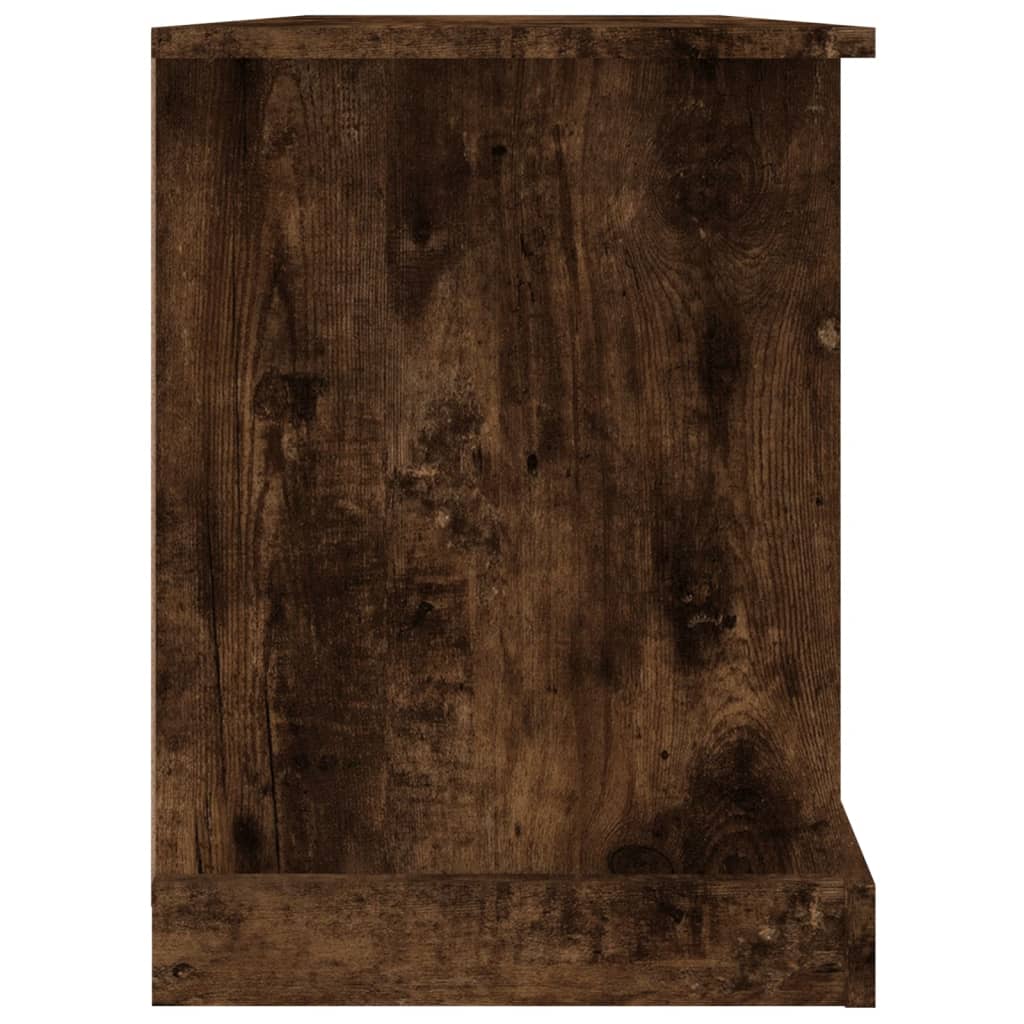 vidaXL Szafka pod telewizor, przydymiony dąb, 99,5x35,5x48 cm