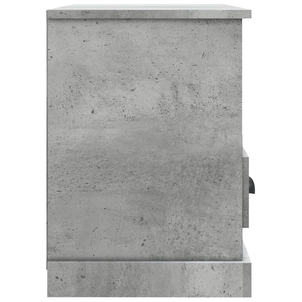 vidaXL Szafka pod TV, szary beton, 80x35x50cm, materiał drewnopochodny