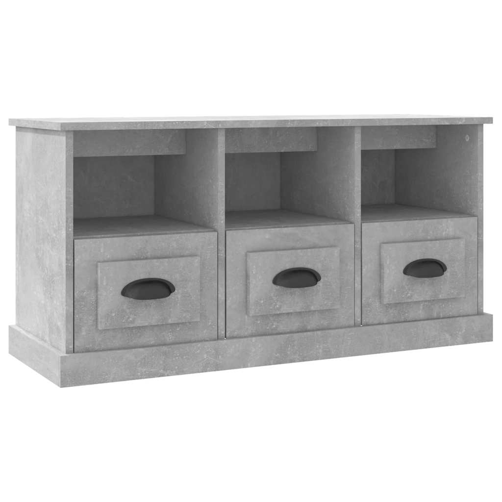 vidaXL Szafka pod TV, szarość betonu, 100x35x50 cm