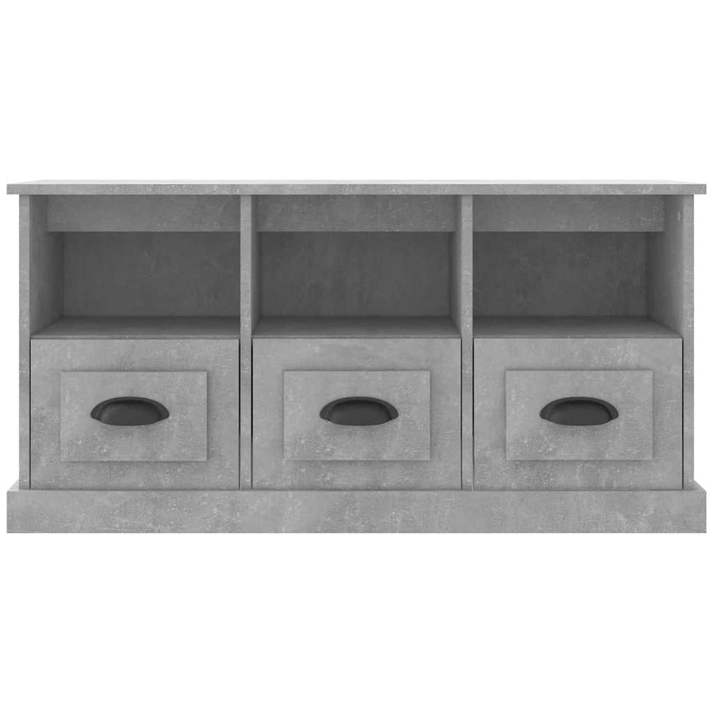 vidaXL Szafka pod TV, szarość betonu, 100x35x50 cm