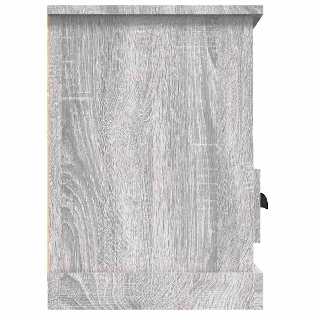 vidaXL Szafka pod TV, szary dąb sonoma, 100x35x50 cm