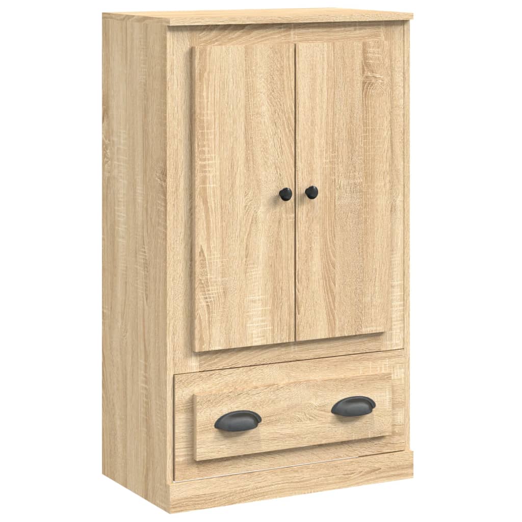 vidaXL Kredens, dąb sonoma, 60x35,5x103,5 cm, materiał drewnopochodny
