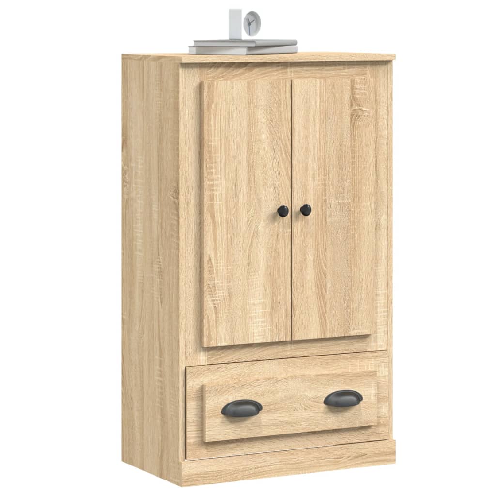vidaXL Kredens, dąb sonoma, 60x35,5x103,5 cm, materiał drewnopochodny