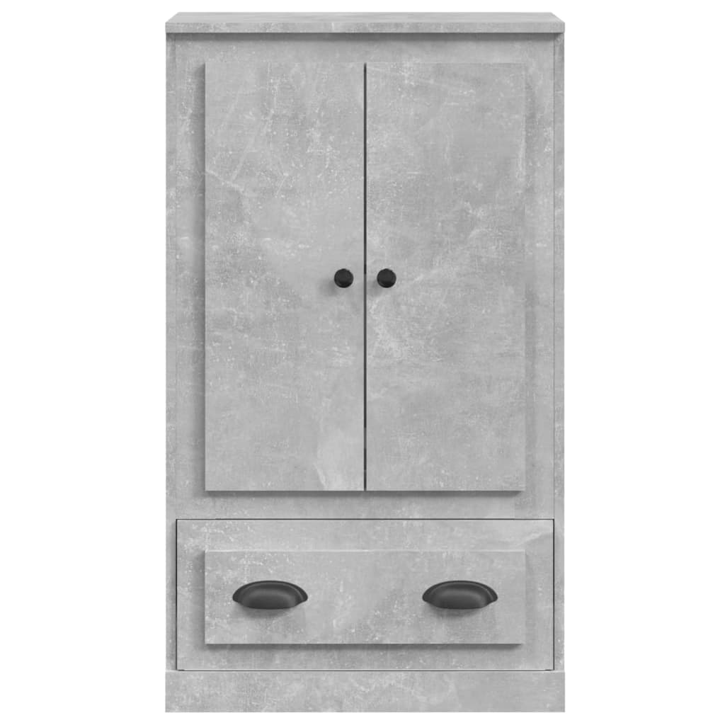vidaXL Kredens, szarość betonu, 60x35,5x103,5 cm