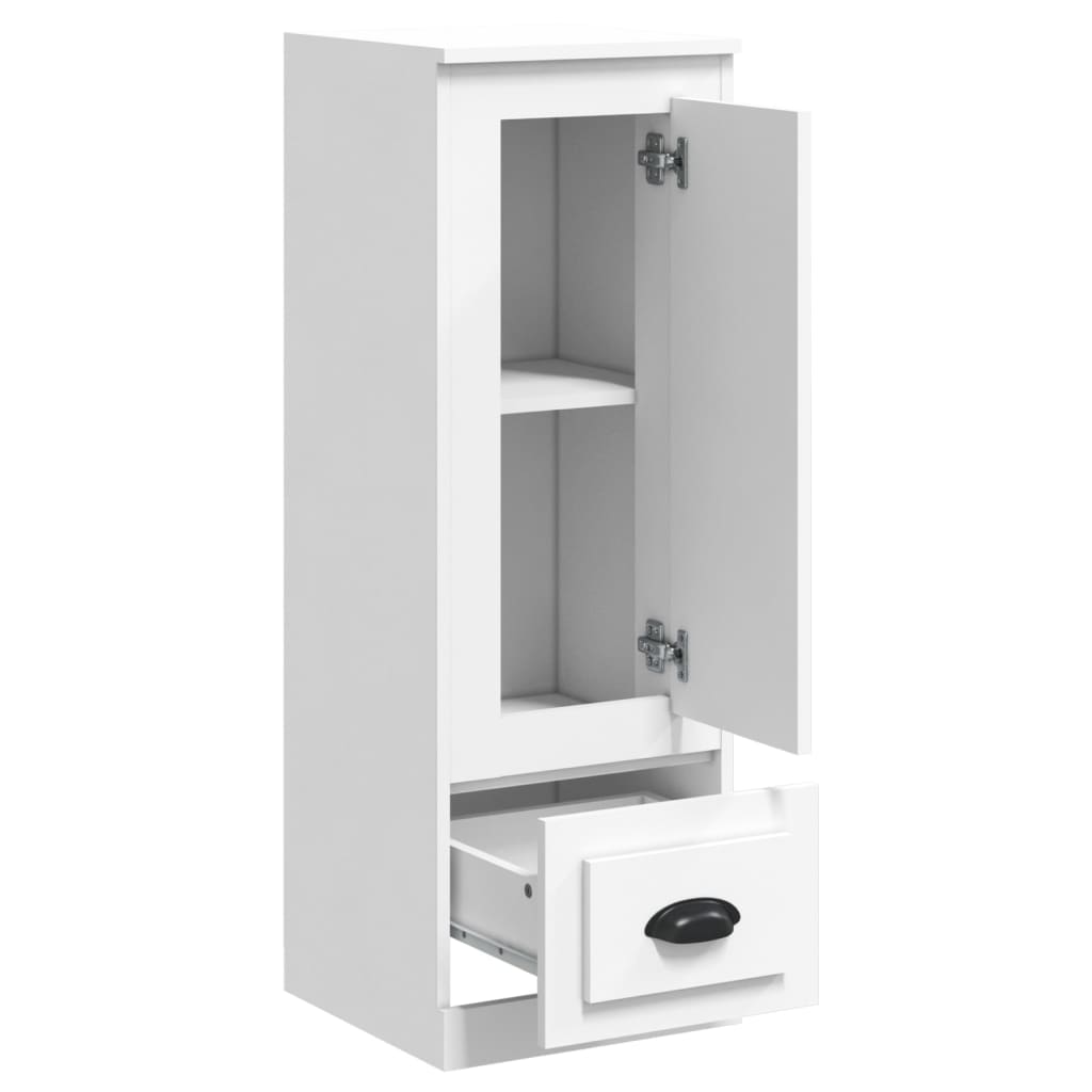 vidaXL Szafka, biała, 36x35,5x103,5 cm, materiał drewnopochodny