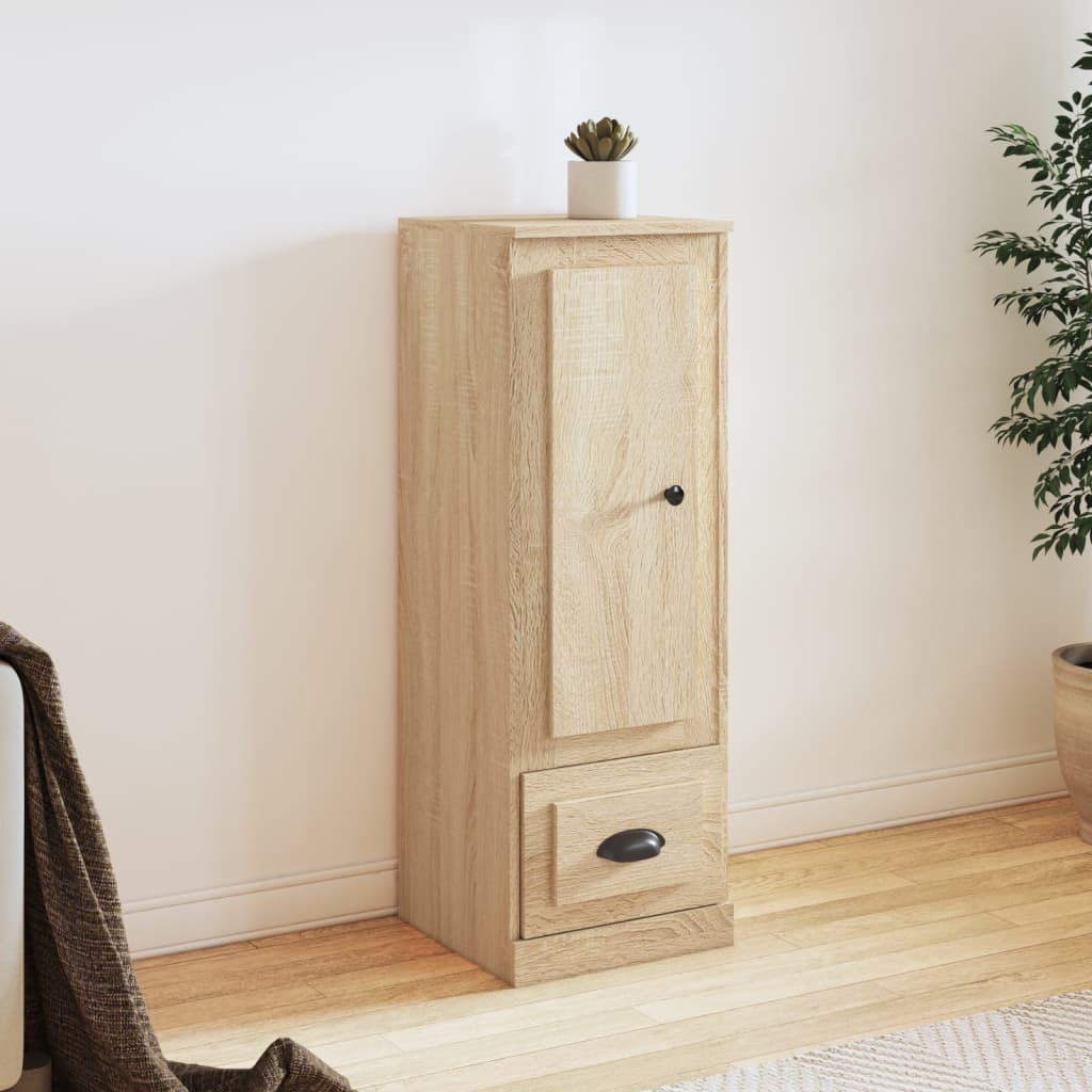 vidaXL Szafka, dąb sonoma, 36x35,5x103,5 cm, materiał drewnopochodny