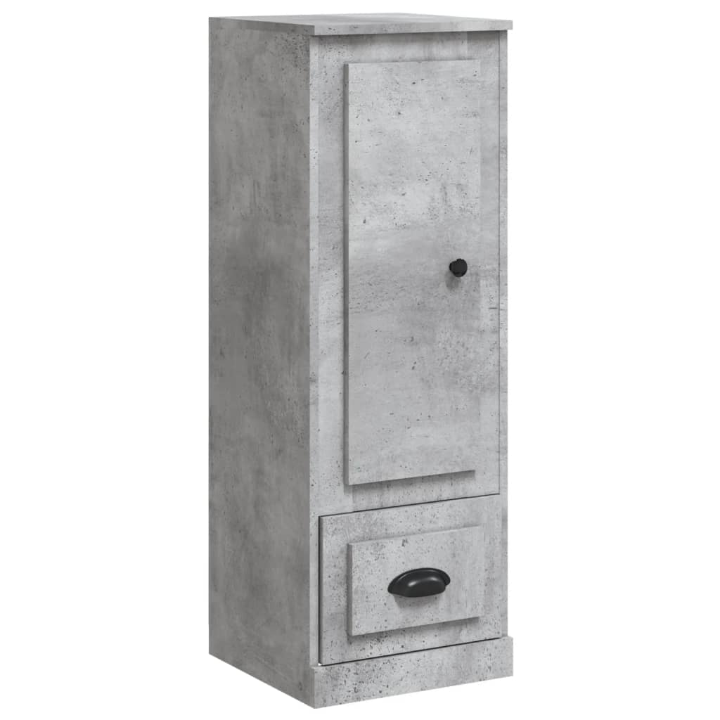 vidaXL Szafka, szarość betonu, 36x35,5x103,5 cm