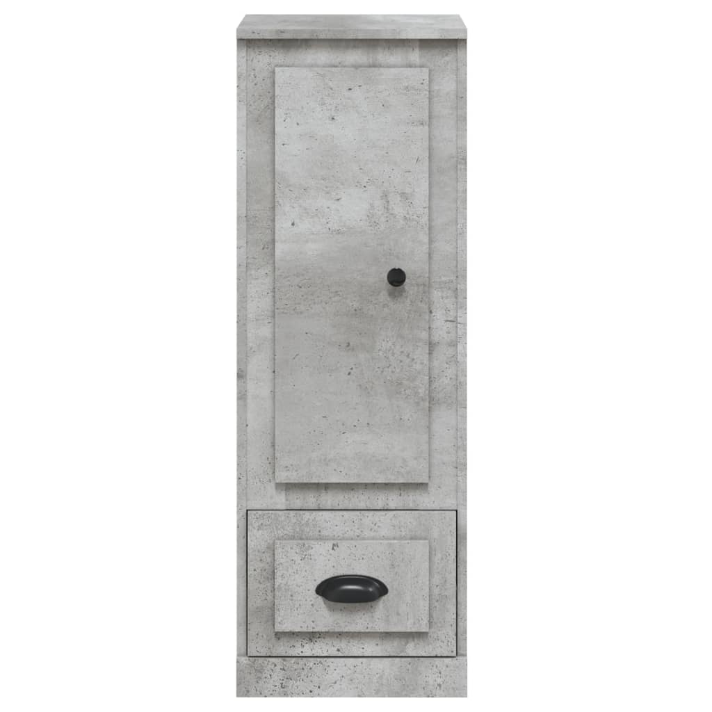 vidaXL Szafka, szarość betonu, 36x35,5x103,5 cm