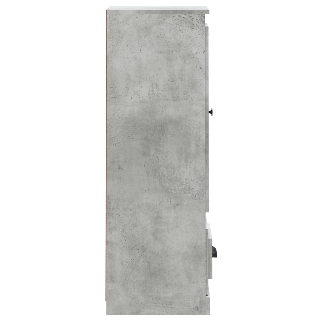 vidaXL Szafka, szarość betonu, 36x35,5x103,5 cm