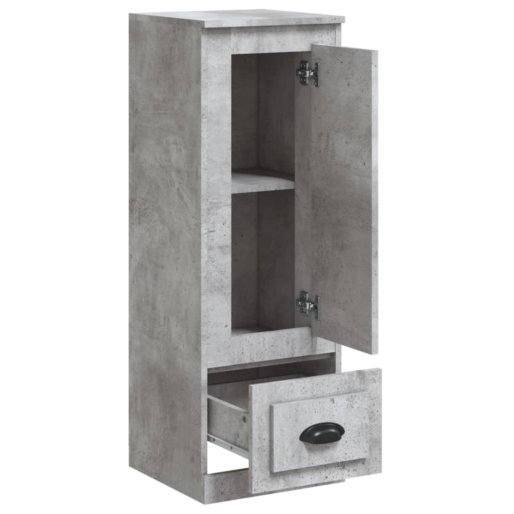 vidaXL Szafka, szarość betonu, 36x35,5x103,5 cm