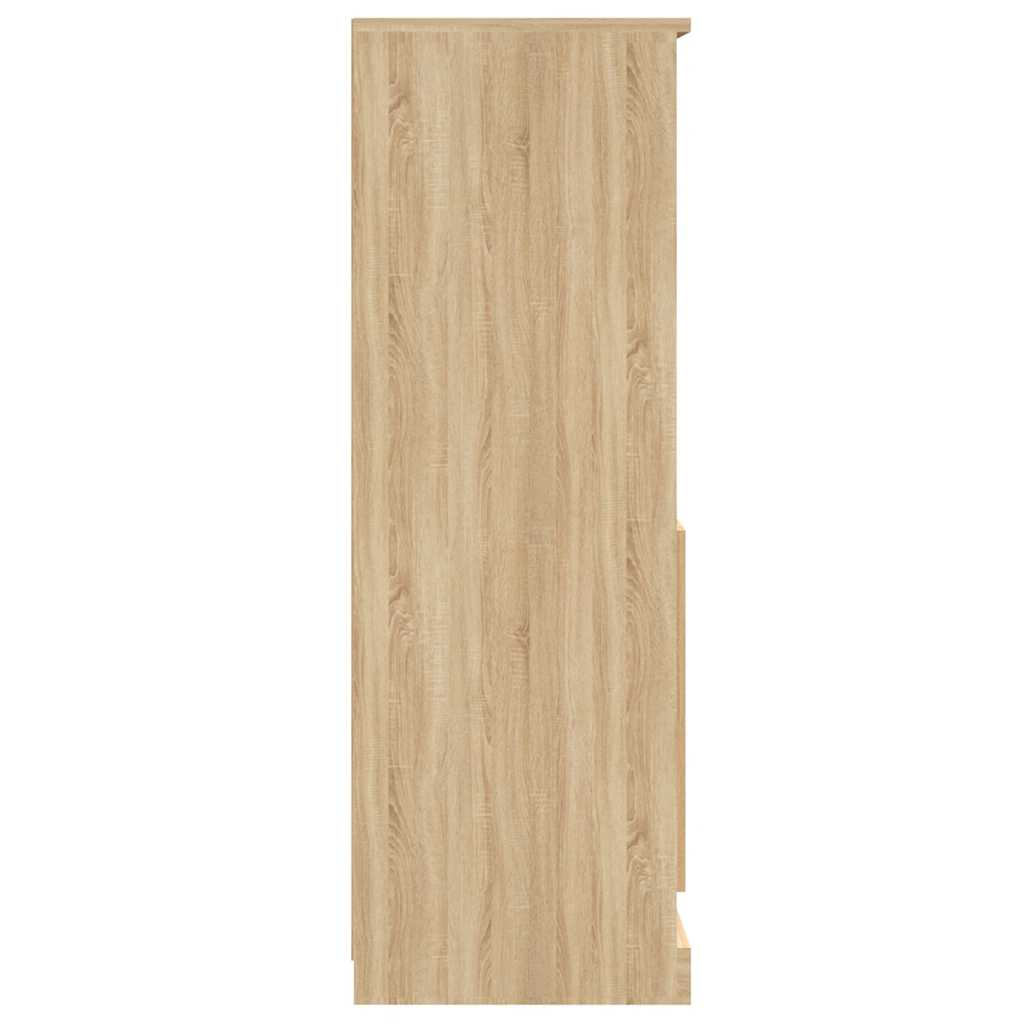 vidaXL Kredens, dąb sonoma, 60x35,5x103,5 cm, materiał drewnopochodny