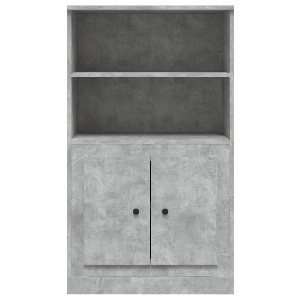 vidaXL Kredens, szarość betonu, 60x35,5x103,5 cm