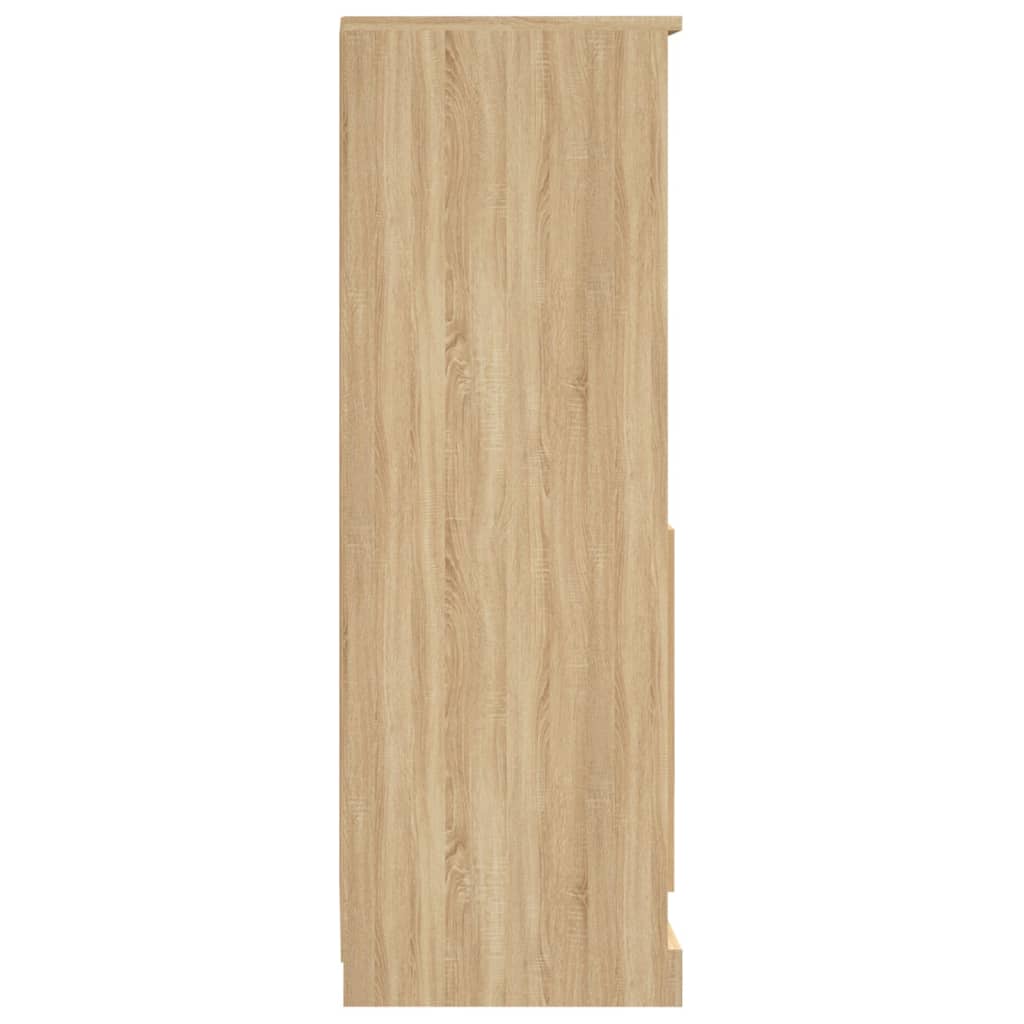 vidaXL Szafka, dąb sonoma, 36x35,5x103,5 cm, materiał drewnopochodny