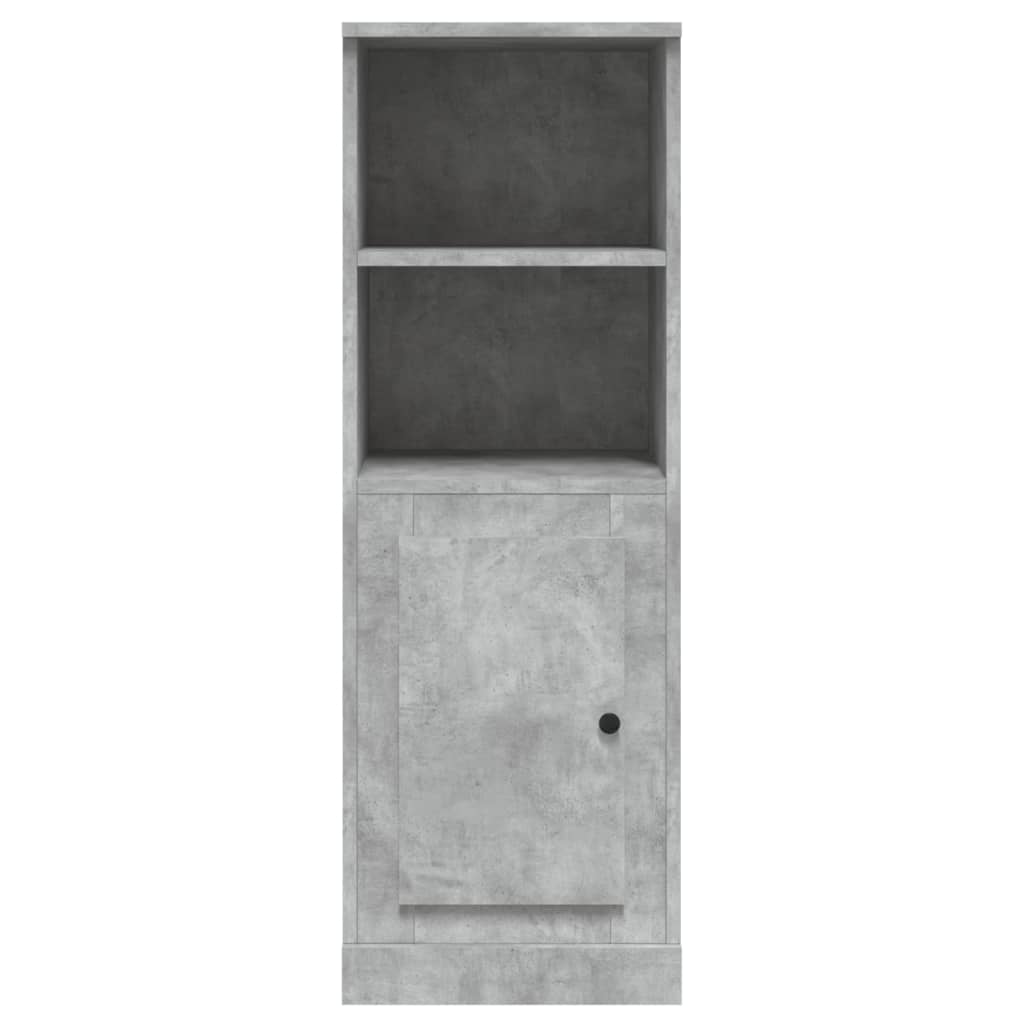 vidaXL Szafka, szarość betonu, 36x35,5x103,5 cm