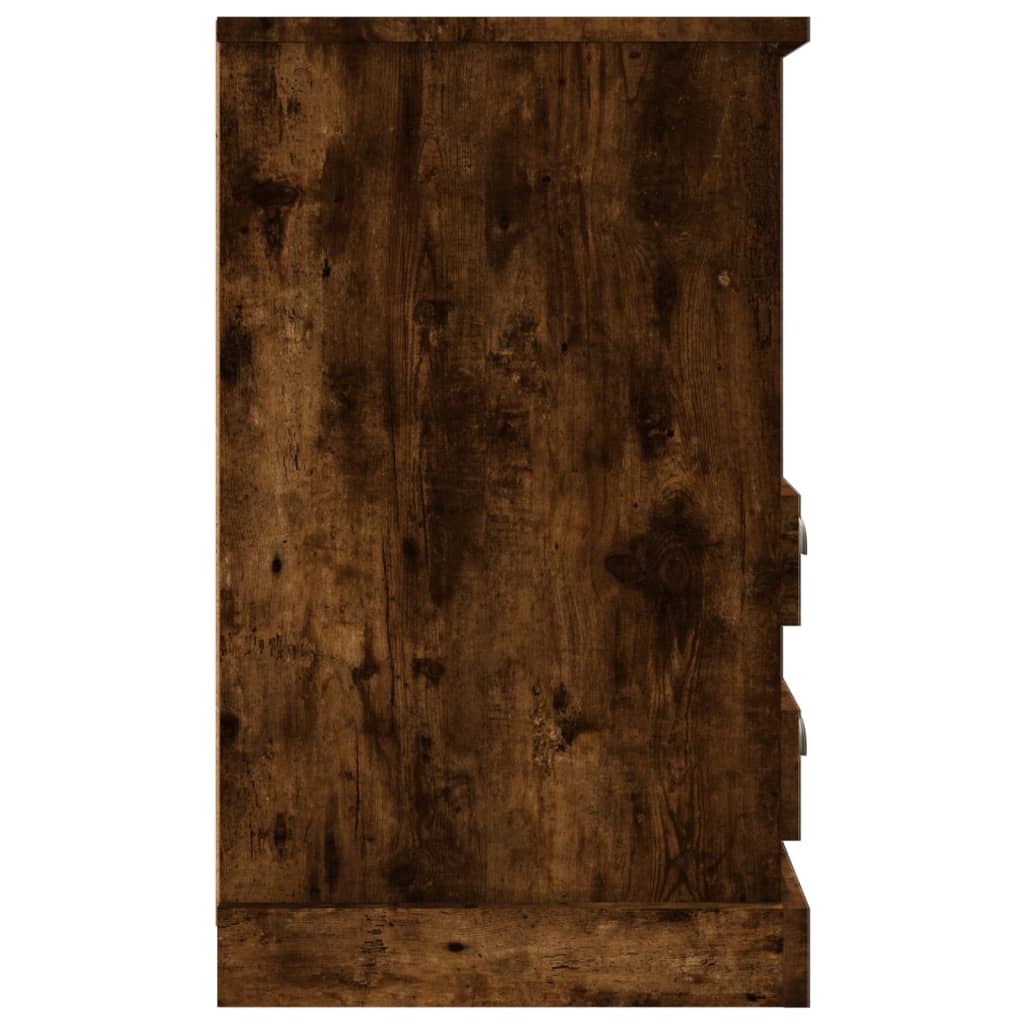 vidaXL Szafki nocne, 2 szt., przydymiony dąb, 43x36x60 cm