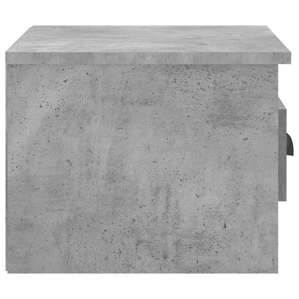 vidaXL Wiszące szafki nocne, 2 szt., szarość betonu, 41,5x36x28 cm