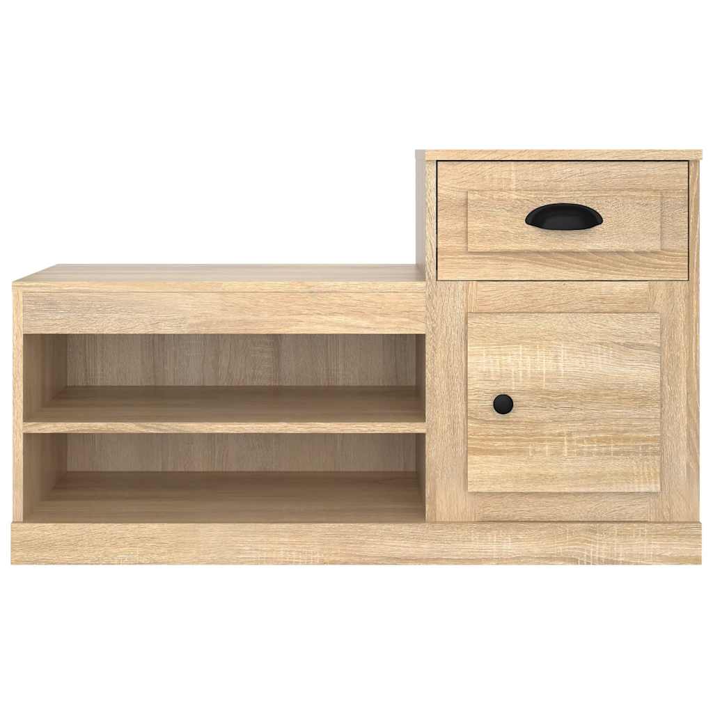 vidaXL Szafka na buty, dąb sonoma, 100x42x60cm materiał drewnopochodny