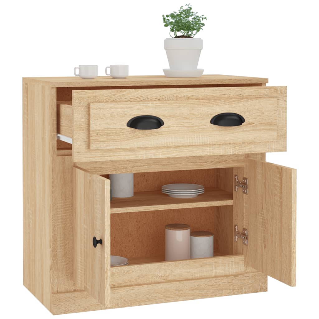 vidaXL Szafka, dąb sonoma, 70x35,5x67,5 cm, materiał drewnopochodny