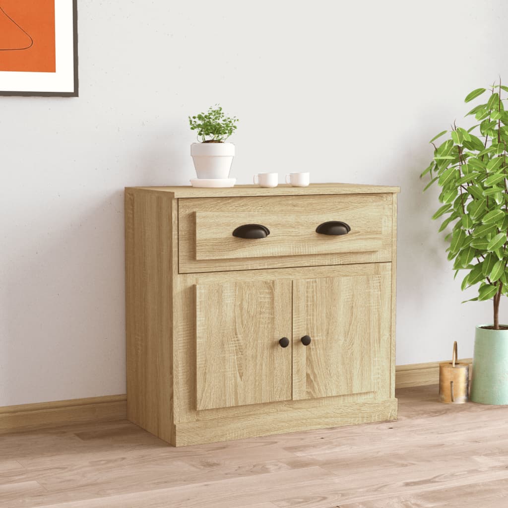 vidaXL Szafka, dąb sonoma, 70x35,5x67,5 cm, materiał drewnopochodny