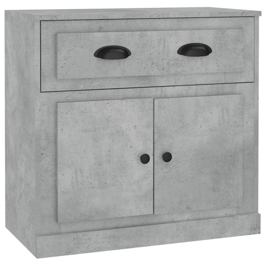 vidaXL Szafka, szarość betonu, 70x35,5x67,5cm, materiał drewnopochodny