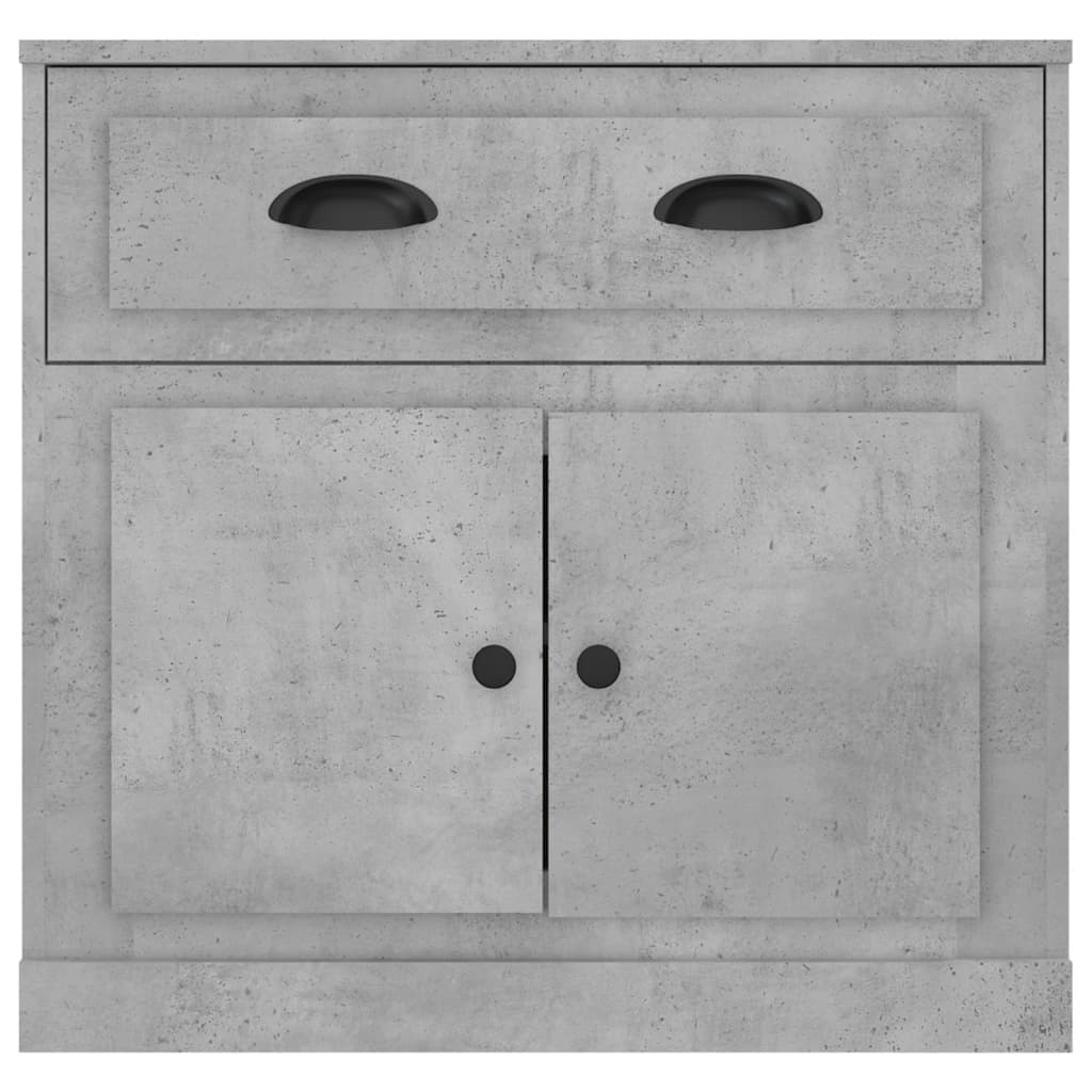 vidaXL Szafka, szarość betonu, 70x35,5x67,5cm, materiał drewnopochodny