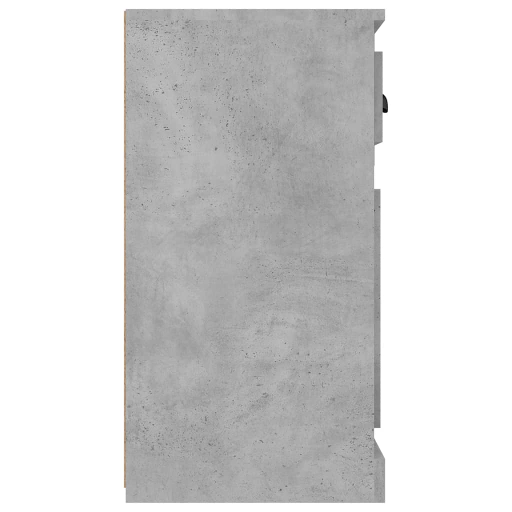 vidaXL Szafka, szarość betonu, 70x35,5x67,5cm, materiał drewnopochodny