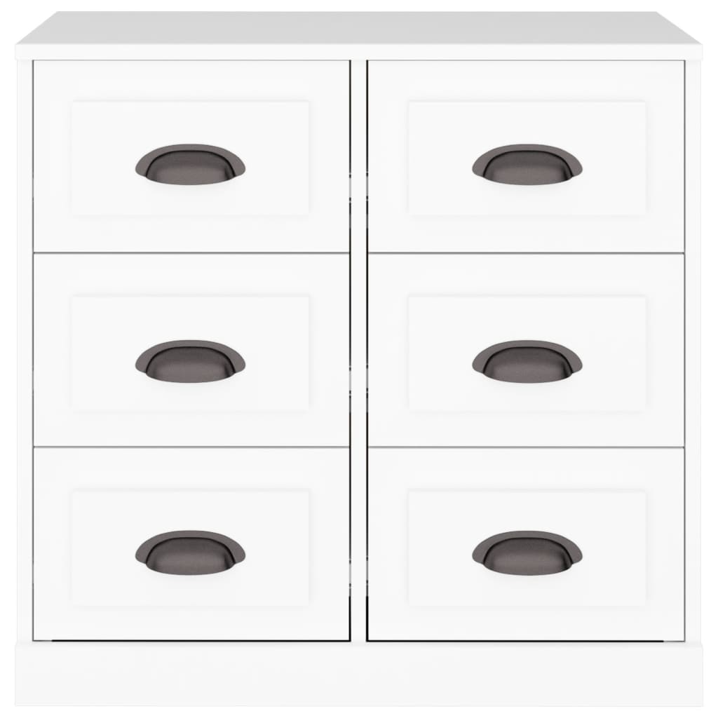 vidaXL Szafka, biała, 70x35,5x67,5 cm, materiał drewnopochodny
