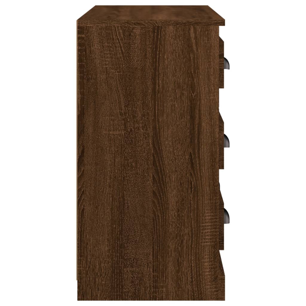 vidaXL Szafka, brązowy dąb, 70x35,5x67,5 cm, materiał drewnopochodny