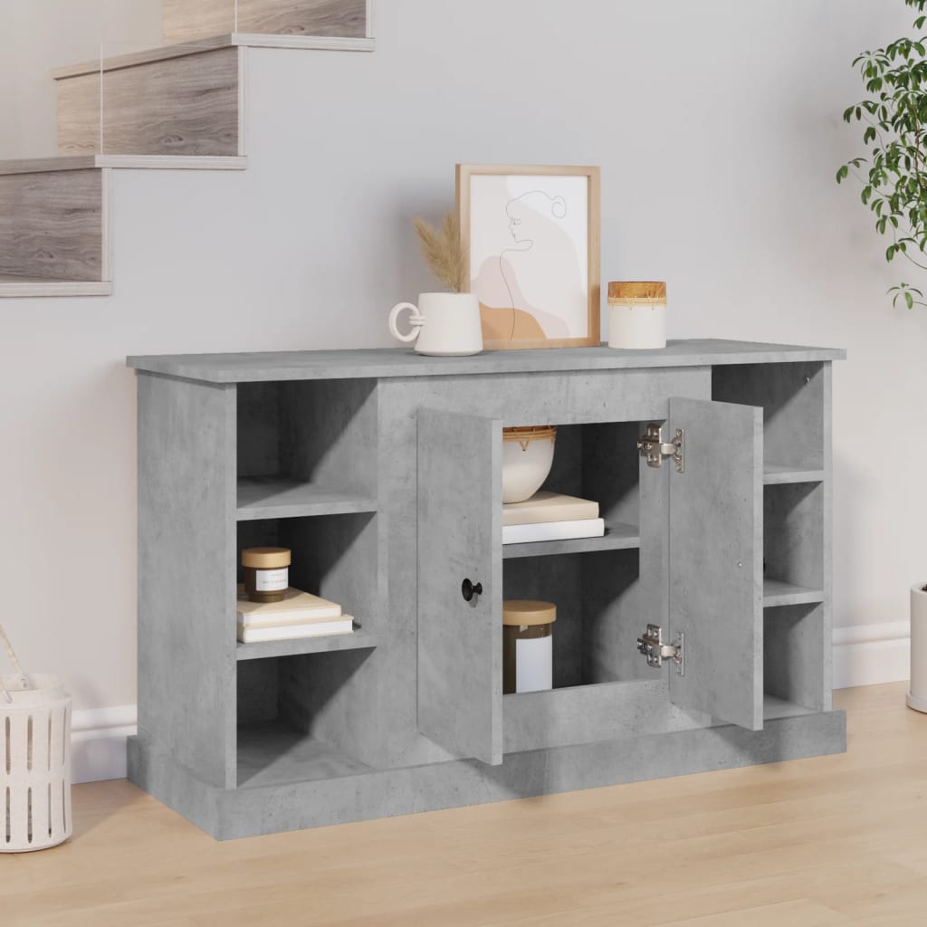 vidaXL Szafka, szarość betonu, 100x35,5x60 cm, materiał drewnopochodny