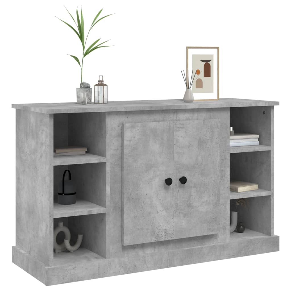 vidaXL Szafka, szarość betonu, 100x35,5x60 cm, materiał drewnopochodny