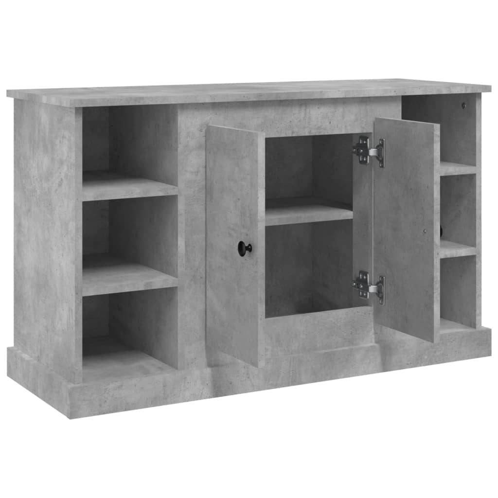 vidaXL Szafka, szarość betonu, 100x35,5x60 cm, materiał drewnopochodny