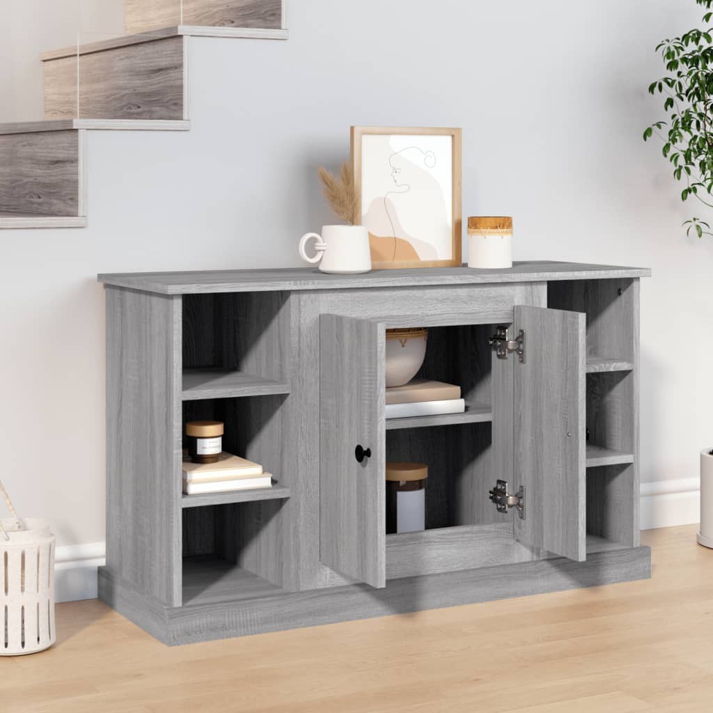 vidaXL Szafka, szary dąb sonoma, 100x35,5x60cm materiał drewnopochodny