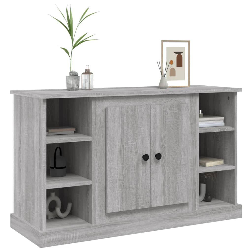vidaXL Szafka, szary dąb sonoma, 100x35,5x60cm materiał drewnopochodny