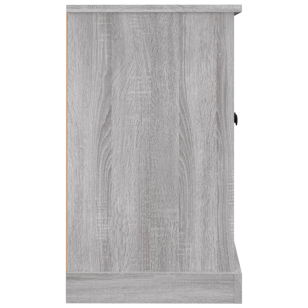 vidaXL Szafka, szary dąb sonoma, 100x35,5x60cm materiał drewnopochodny