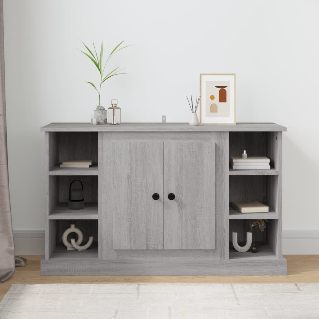 vidaXL Szafka, szary dąb sonoma, 100x35,5x60cm materiał drewnopochodny