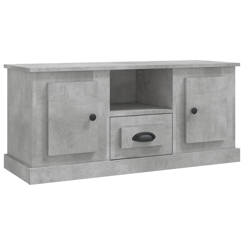 vidaXL Szafka pod TV, szarość betonu, 100x35,5x45 cm