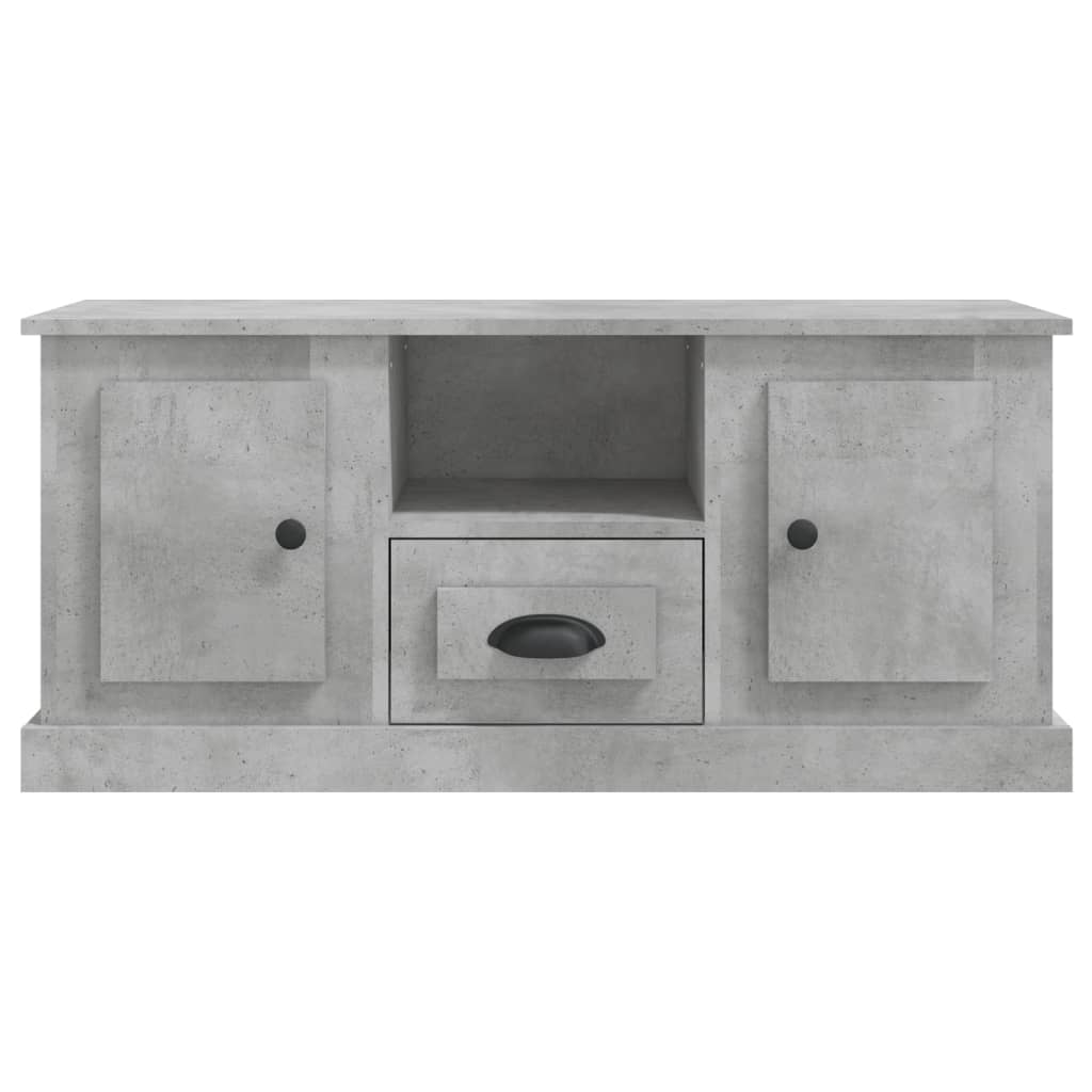 vidaXL Szafka pod TV, szarość betonu, 100x35,5x45 cm