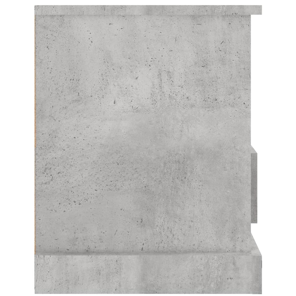 vidaXL Szafka pod TV, szarość betonu, 93x35,5x45 cm
