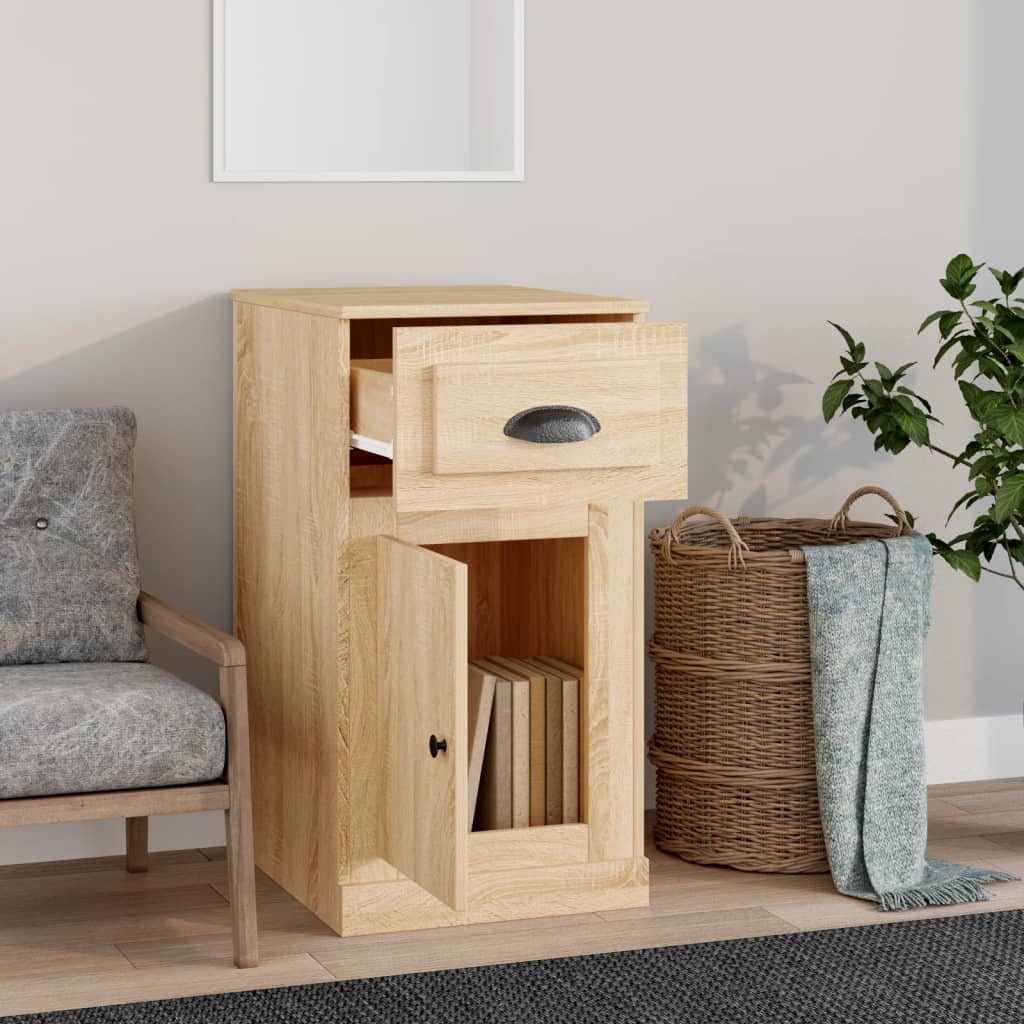 vidaXL Szafka z szufladą, dąb sonoma, 40x50x75 cm